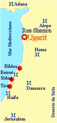 mapa Ugarit